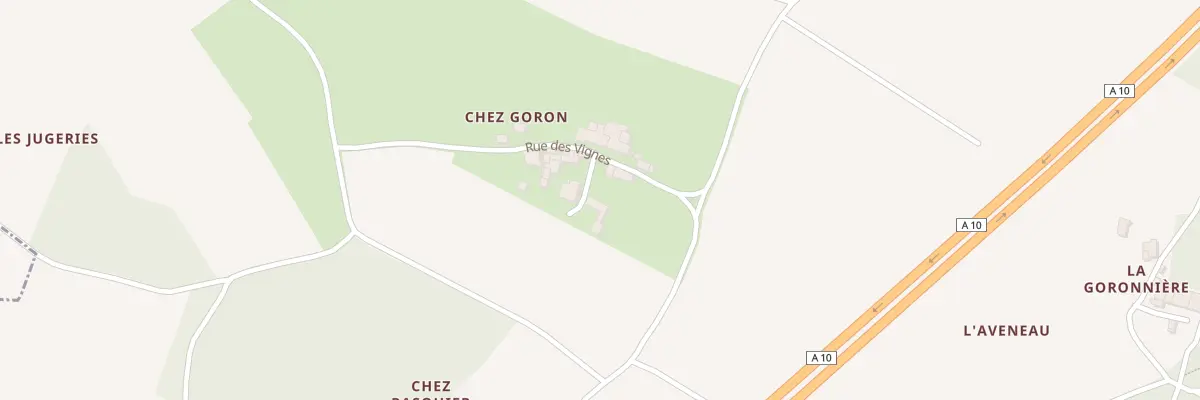 Plan du 1 Imp du Cerisier à Fenioux
