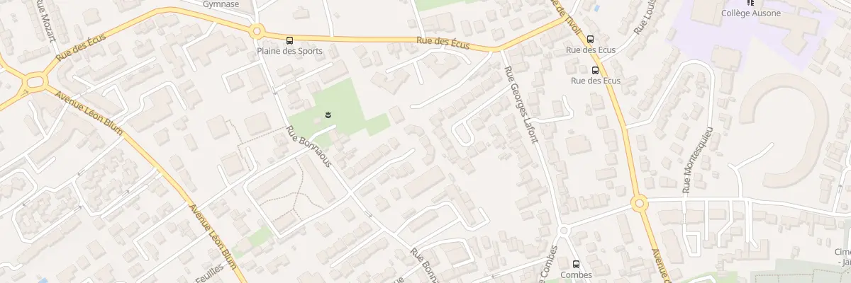 Plan du 57 Rue Bonnaous au Bouscat