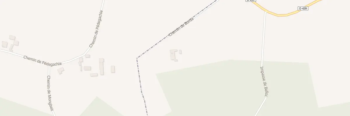 Plan du 247 Che de Borda à Labastide-Chalosse