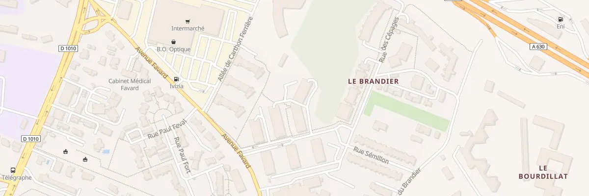 Plan du 5 Rue des Cépages à Gradignan
