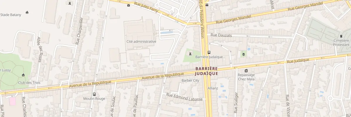 Plan du 40 Rue de la Liberté à Bordeaux
