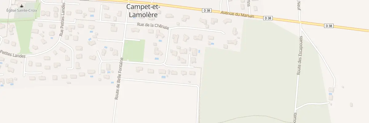 Plan du 6 Imp des Lièvres à Campet-et-Lamolère