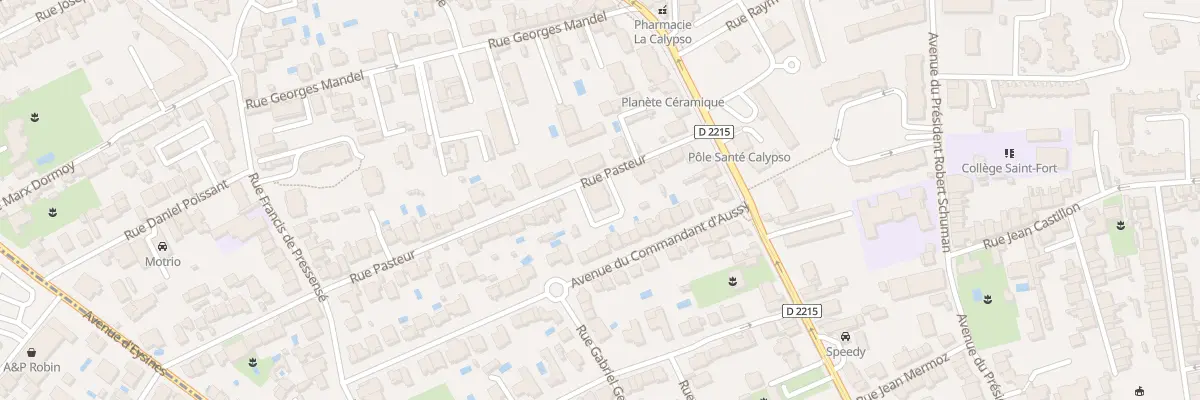 Plan du 20 Rue Pasteur au Bouscat