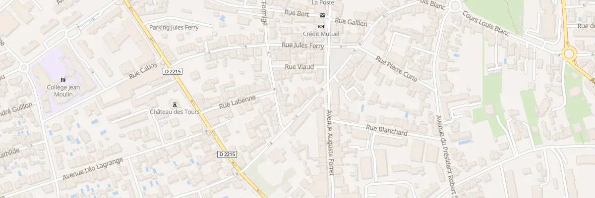 Plan du 53 Rue Emile Zola au Bouscat
