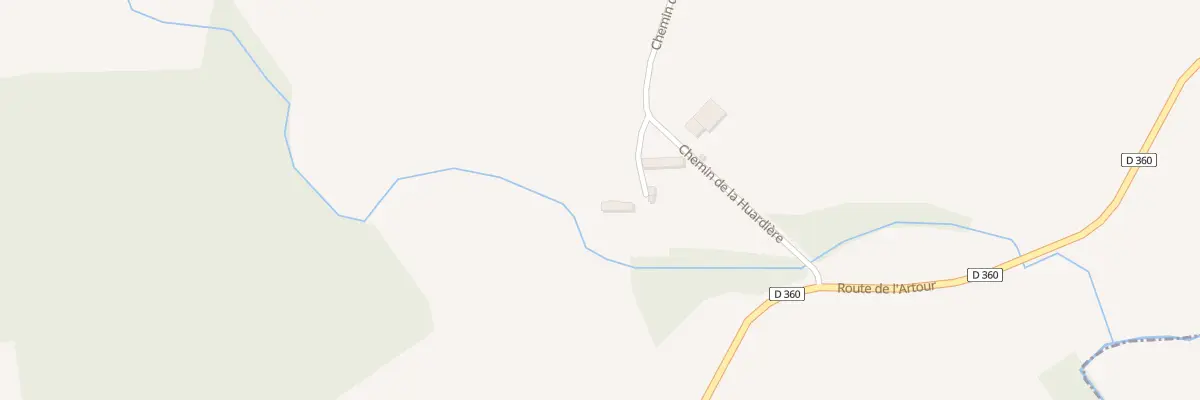Plan du 3 Che de la Huardière à Saint-Bômer-les-Forges