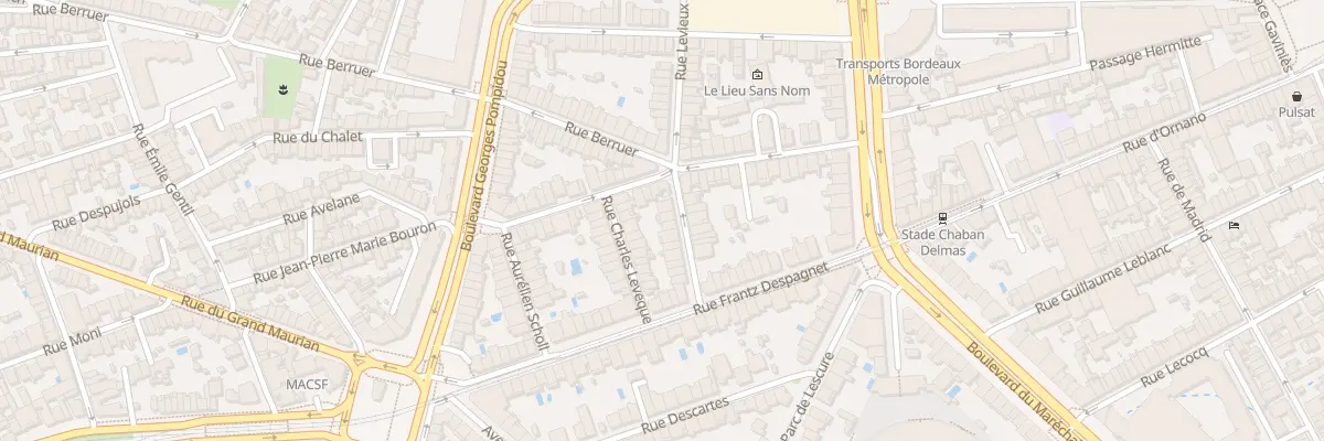 Plan du 18 Rue Levieux à Bordeaux