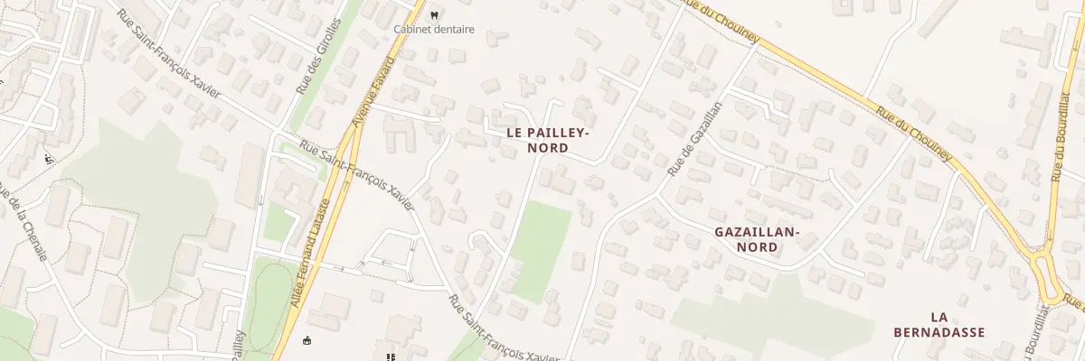 Plan du 11 Rue du Brandier à Gradignan