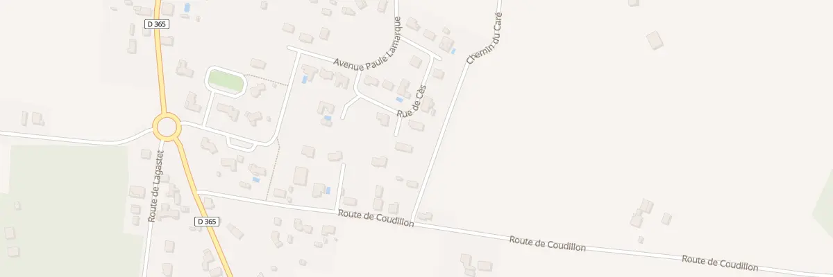 Plan du 14 Rue de Ces à Aurice