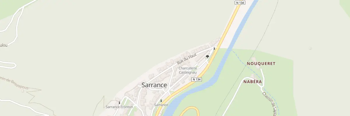 Plan du 28 Rue du Haut à Sarrance
