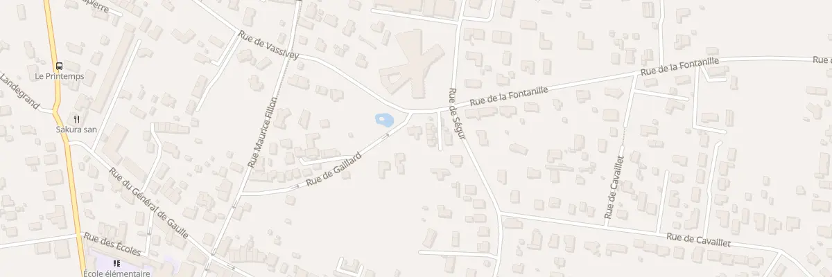 Plan du 28 Rue de Gaillard à Parempuyre