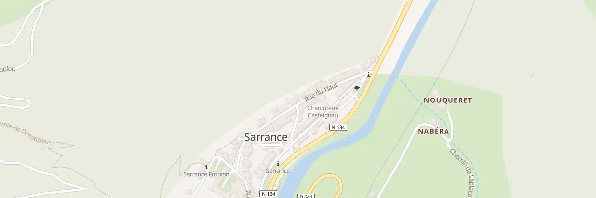 Plan du 5103 Rue du Bourg à Sarrance