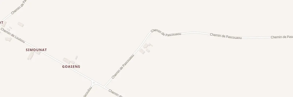 Plan du 150 Che de Pascouaou à Hagetaubin