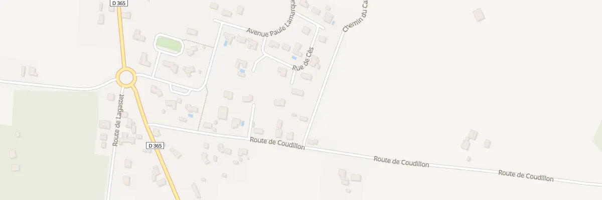 Plan du 145 Rue de Ces à Aurice