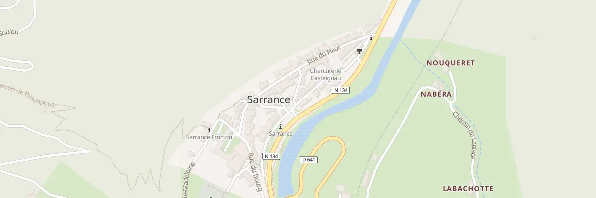 Plan du 5014 Village à Sarrance