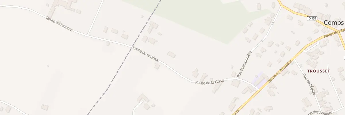 Plan du 20 Rte de la Grise à Gauriac