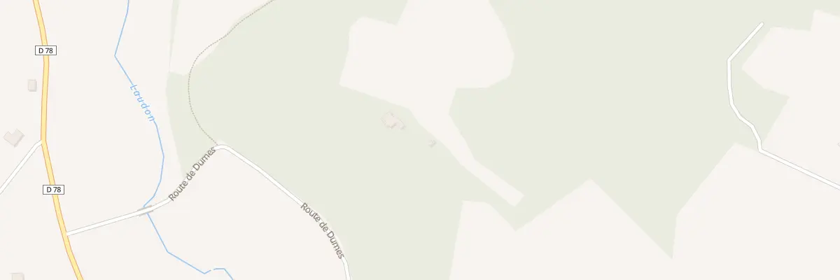 Plan du 381 Rte de Dumes à Audignon