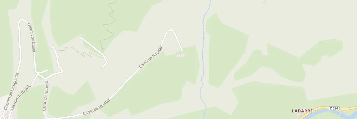 Plan du 1177 Che Lartiguette à Escot