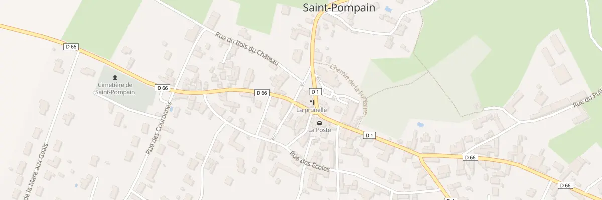 Plan du 22 Rue Alexandre Rousseau à Saint-Pompain
