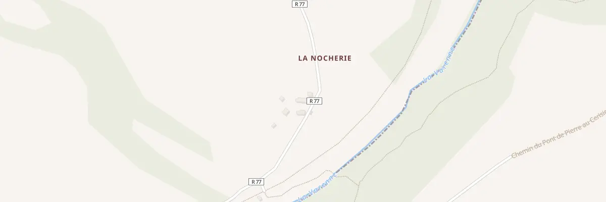 Plan du 2 Rte de la Nocherie à Saint-Bômer-les-Forges
