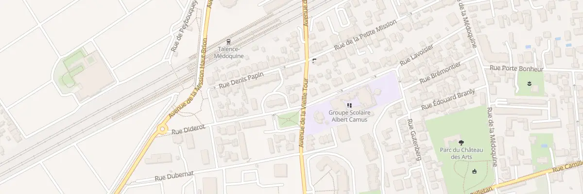 Plan du 47 Rue Diderot à Talence