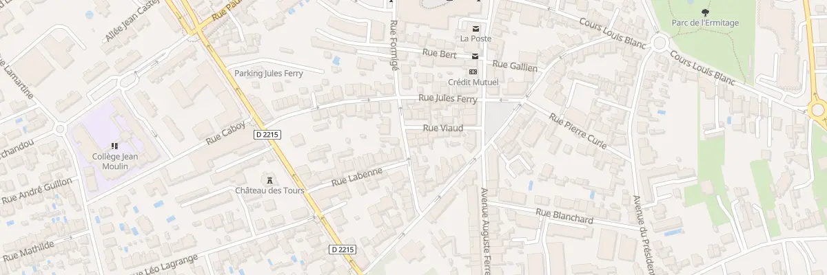 Plan du 38 Rue Formigé au Bouscat