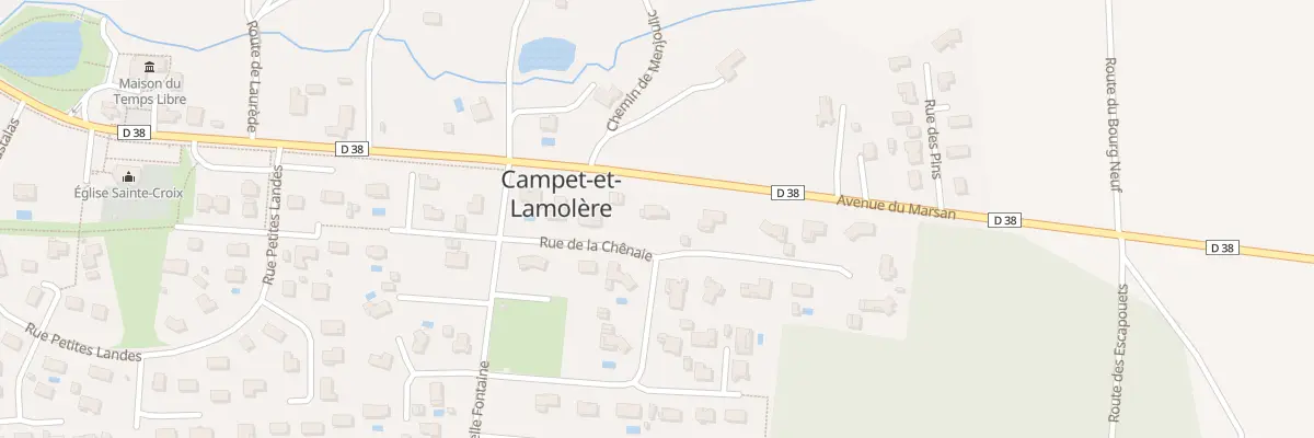 Plan du 5 Rue de la Chenaie à Campet-et-Lamolère
