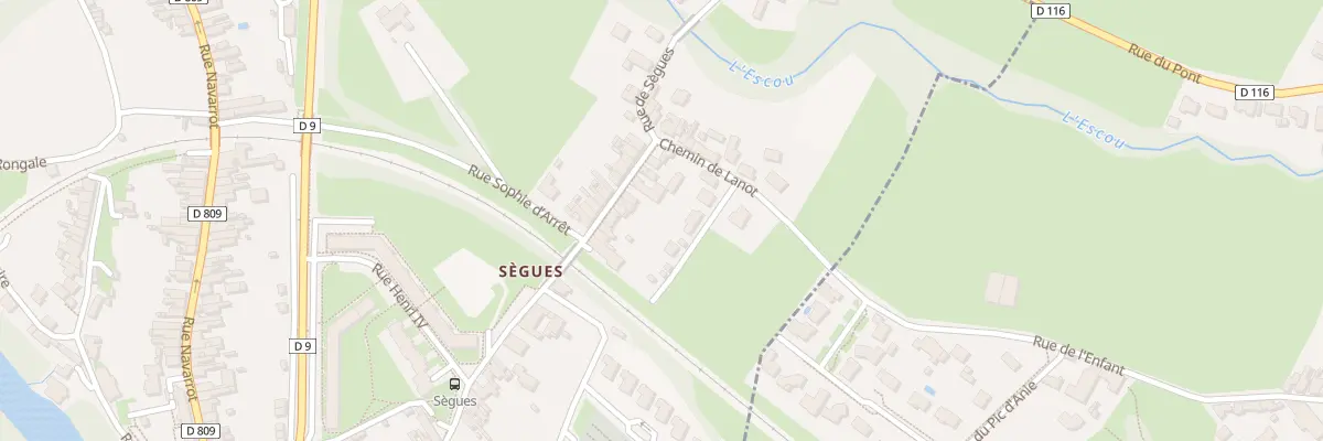 Plan du 56 Rue de Sègues à Oloron-Sainte-Marie