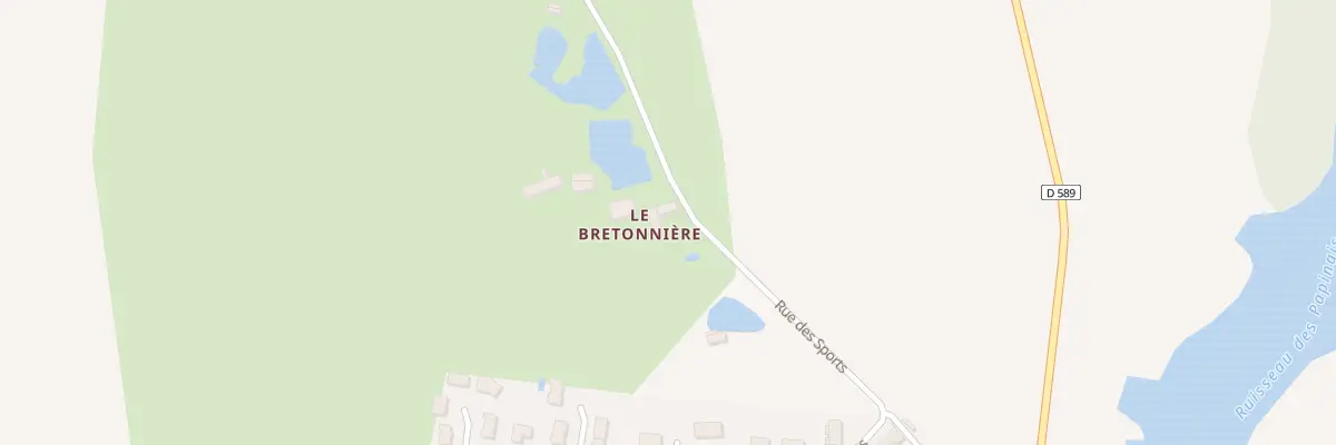Plan du 1 La Bretonnière à Châtelain