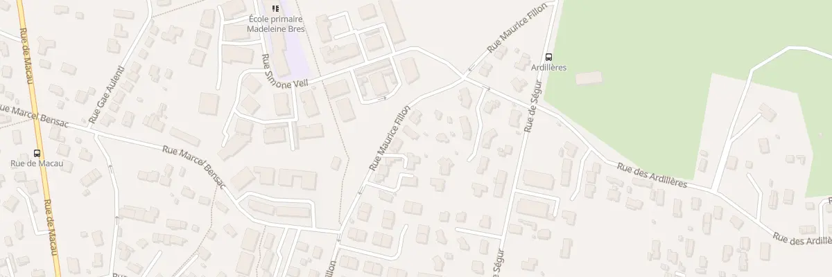 Plan du 78 Rue Maurice Fillon à Parempuyre