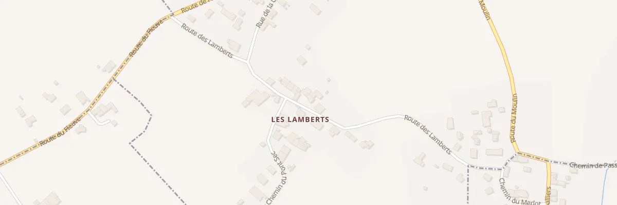 Plan du 23 Rte des Lamberts à Comps