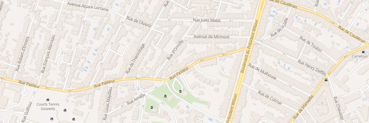 Plan du 31 Rue Pasteur à Bordeaux