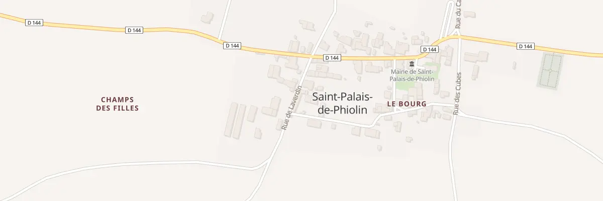 Plan du 24 Rue des Ecoles à Saint-Palais-de-Phiolin