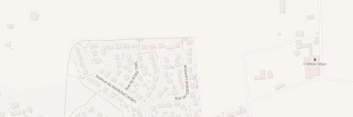 Plan du 13 Rue du Gen de Larminat à Parempuyre