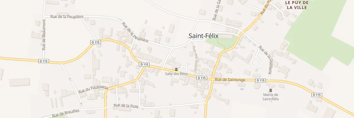 Plan du 20 Rue d’Aunis à Saint-Félix