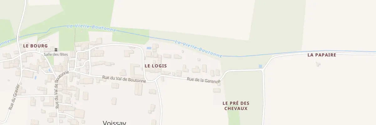 Plan du 17 Imp de la Garenne à Voissay