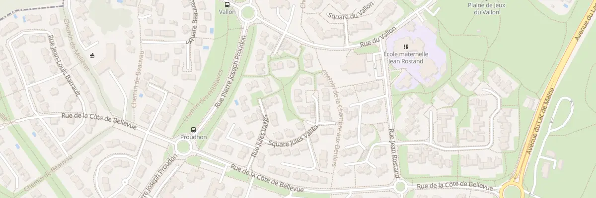 Plan du 14 Sq Jules Valles à Angers