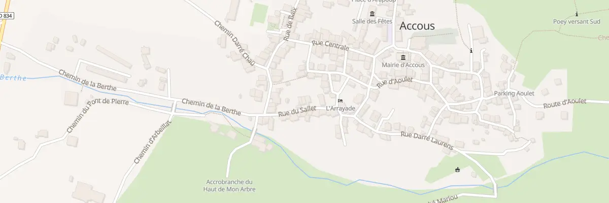 Plan du 7 Rue du Saillet à Accous