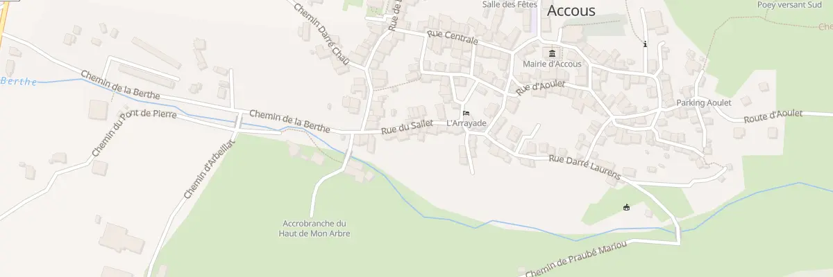 Plan du 14 Rue du Saillet à Accous