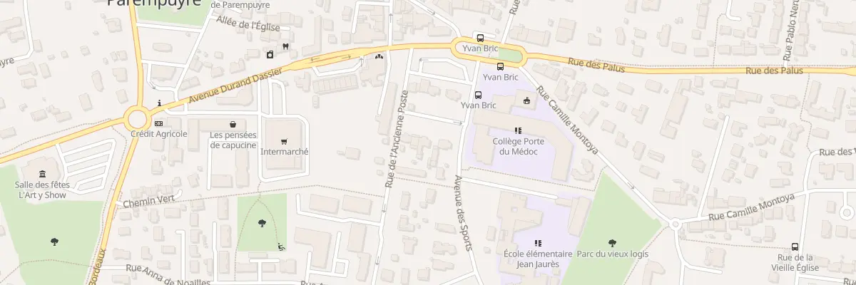Plan du 3 Rue Gossemot à Parempuyre