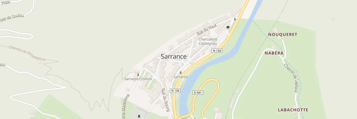 Plan du 5011 Village à Sarrance