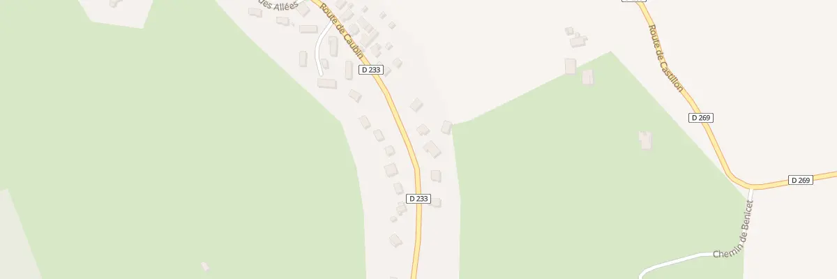 Plan du 33 Rte de Caubin à Arthez-de-Béarn