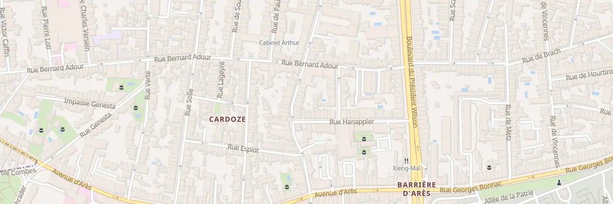 Plan du 116 Rue de la Liberté à Bordeaux