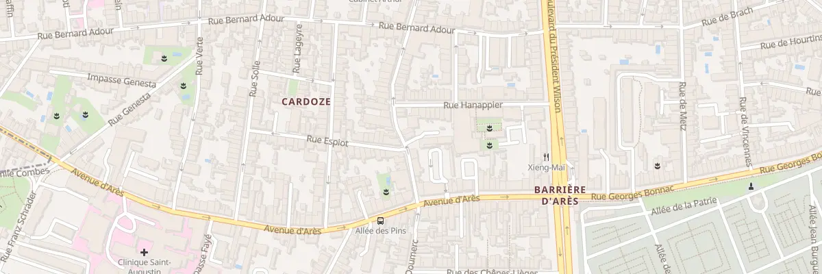 Plan du 134 Rue de la Liberté à Bordeaux