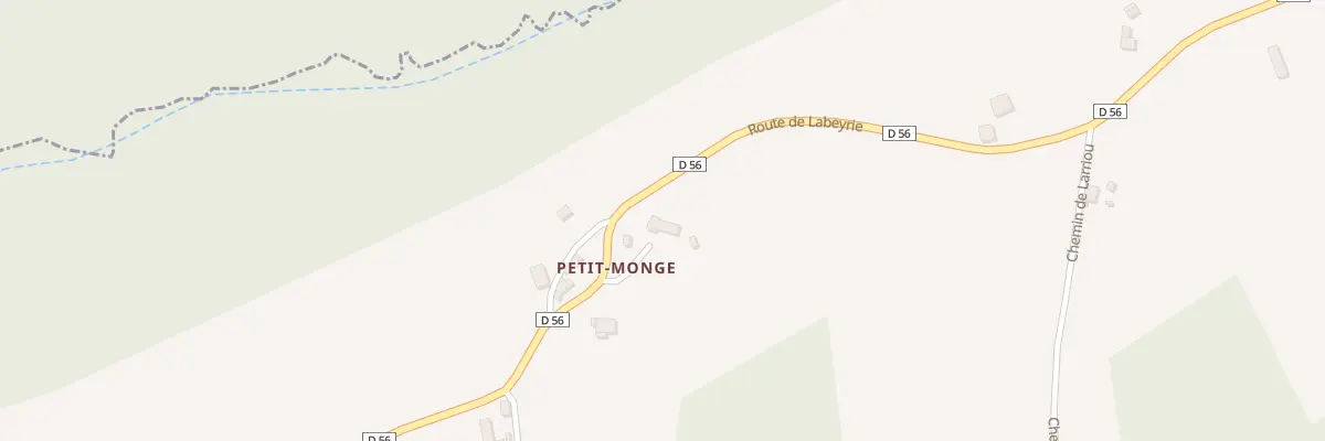 Plan du 5002F Monge à Castelner