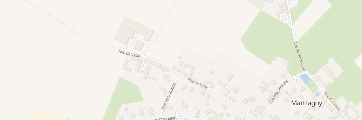 Plan du 18 Rue de Vaux à Moulins-en-Bessin