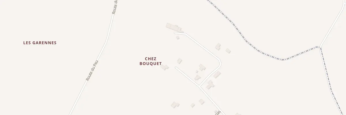 Plan du 6 Imp de Chez Bouquet à Bois