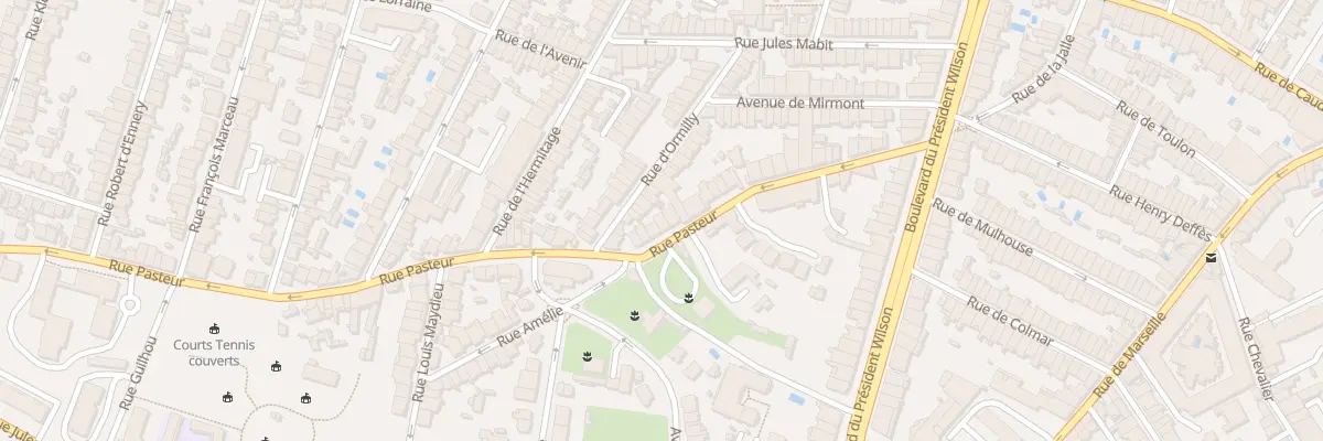 Plan du 41 Rue Pasteur à Bordeaux