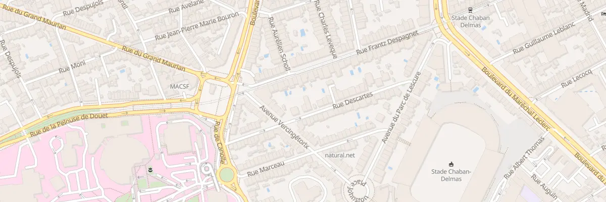 Plan du 43 Rue Descartes à Bordeaux
