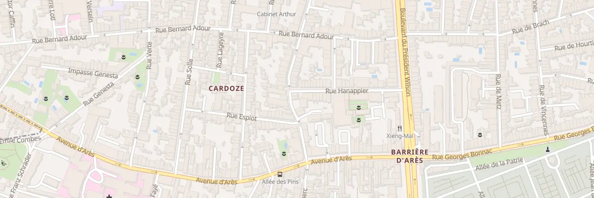 Plan du 128 Rue de la Liberté à Bordeaux