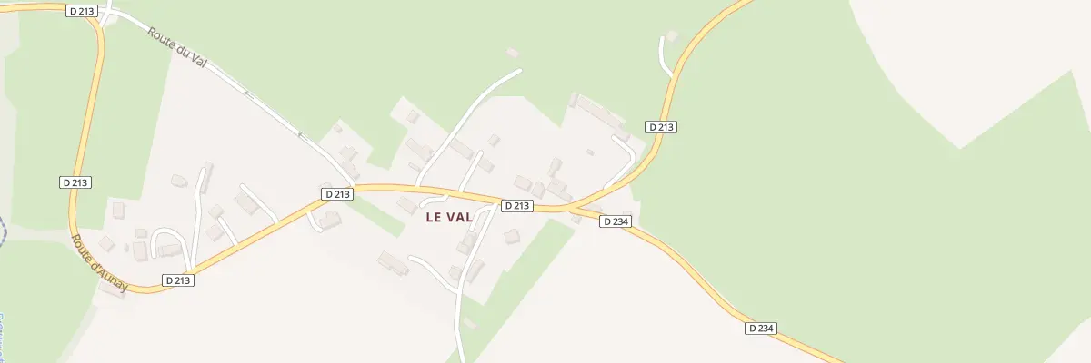 Plan du 5074 Le Val à Courvaudon